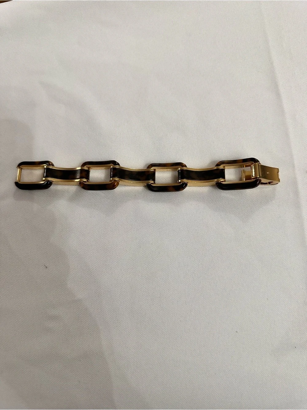Michael Kors Gold and Tortoise Link Bracelet